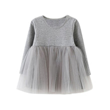 Load image into Gallery viewer, 2017 Casual Kids Dresses Girls Dress Long Sleeve Baby Girls Tutu Dress Tulle Fluffy Girls Princess Dress Toddler Girls Clothing