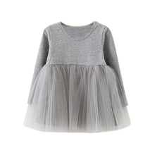 Load image into Gallery viewer, 2017 Casual Kids Dresses Girls Dress Long Sleeve Baby Girls Tutu Dress Tulle Fluffy Girls Princess Dress Toddler Girls Clothing