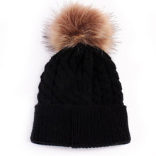 Load image into Gallery viewer, 2017 Real Limited Newborn Baby Girl Hat Beanie Toddler Kids Winter Knitted Hats Crochet Warm Caps For Girls Dress Recien Nacido