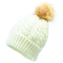 Load image into Gallery viewer, 2017 Real Limited Newborn Baby Girl Hat Beanie Toddler Kids Winter Knitted Hats Crochet Warm Caps For Girls Dress Recien Nacido