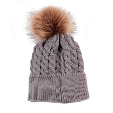 Load image into Gallery viewer, 2017 Real Limited Newborn Baby Girl Hat Beanie Toddler Kids Winter Knitted Hats Crochet Warm Caps For Girls Dress Recien Nacido