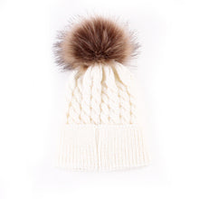 Load image into Gallery viewer, 2017 Real Limited Newborn Baby Girl Hat Beanie Toddler Kids Winter Knitted Hats Crochet Warm Caps For Girls Dress Recien Nacido