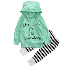 Load image into Gallery viewer, Baby Boys Girls Clothes Sets 2017 Spring Autumn Winter Fashion Baby Sweatshirt Long Sleeve Top+Long Pants Outfits Clothes 1Set