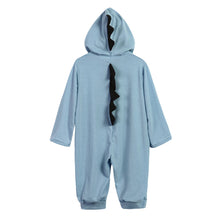 Load image into Gallery viewer, Baby Dinosaur Hooded Romper Jumpsuit