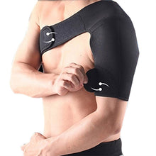 Load image into Gallery viewer, Adjustable Shoulder Support Protective Gear Shoulder Pad Belt for Sports (Black)