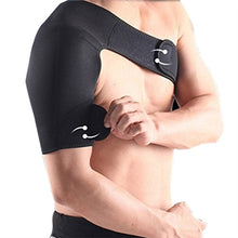 Load image into Gallery viewer, Adjustable Shoulder Support Protective Gear Shoulder Pad Belt for Sports (Black)